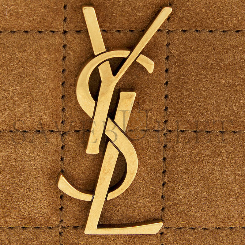 Y51 CASSANDRE MATELASSÉ CARRÉ CAMERA BAG IN SUEDE 7648091U8073194 (19.5*14*4cm)